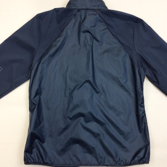 Under Armour Women's Small Outdoor Impasse Wind Jacket 1350958 Blue Black - Picture 10 of 11